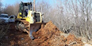 Ολοκληρώθηκαν οι εργασίες διάνοιξης και συντήρησης δρόμου που οδηγεί στα φώτα Εμποδίων του Αεροδρομίου Καστοριάς