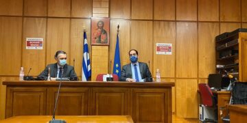 Στην Κοζάνη ο Υφυπουργός Μεταφορών Ιωάννης Κεφαλογιάννης – Σε εξέλιξη σύσκεψη παρουσία βουλευτών-δημάρχων