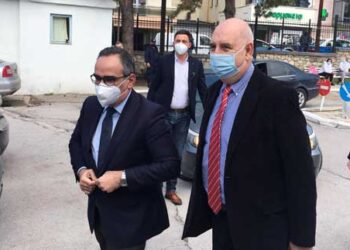 Άφιξη του Αν. Υπουργού Υγείας Β. Κοντοζαμάνη στο Μαμάτσειο-ΦΩΤΟ