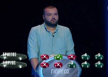 Ο Πτολεμαϊδιώτης Γιώργος Λόφτσαλης συμμετείχε στο τηλεπαιχνίδι γνώσεων του ΣΚΑΙ “Αδύναμος Κρίκος” – Τα κατάφερε μέχρι τέλους; VIDEO