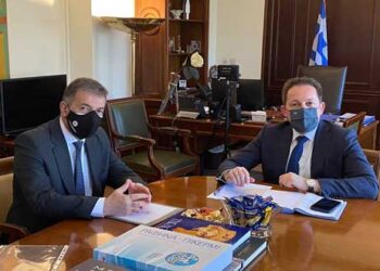 Η βελτίωση του προγράμματος «Αντώνης Τρίτσης» στο επίκεντρο συνάντησης του Δημάρχου Αμυνταίου Άνθιμου Μπιτάκη με τον Αναπληρωτή Υπουργό Εσωτερικών Στέλιο Πέτσα