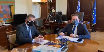 Η βελτίωση του προγράμματος «Αντώνης Τρίτσης» στο επίκεντρο συνάντησης του Δημάρχου Αμυνταίου Άνθιμου Μπιτάκη με τον Αναπληρωτή Υπουργό Εσωτερικών Στέλιο Πέτσα