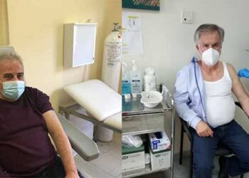 Εμβολιάστηκε ο δήμαρχος Βελβεντού Μ. Στεργίου – Το μήνυμά του – Εμβόλιο και για τον π. δήμαρχο Σερβίων Β. Κωνσταντόπουλο