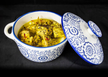 Χοιρινό Λεμονάτο με Κρόκο Κοζάνης