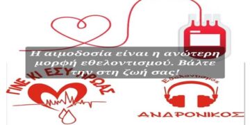 4η ετήσια Ημέρα Εθελοντισμού Ανδρόνικος την Δευτέρα 17 Μαΐου στο Μποδοσάκειο