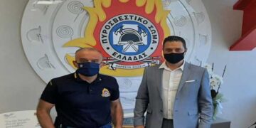 Συναντήσεις του προέδρου της Ένωσης Υπαλλήλων Πυροσβεστικού Σώματος Δυτ. Μακ.  με την Πολιτική και Φυσική ηγεσία του Υφ. Πολιτικής Προστασίας. Συζητήσεις για ενίσχυση σε έμψυχο δυναμικό, υλικοτεχνικό εξοπλισμό, οχήματα κ.α.