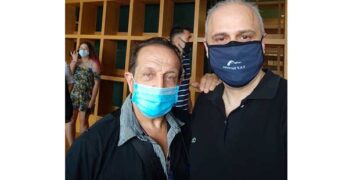 Την Κοβεντάρειο Βιβλιοθήκη επισκέφθηκε ο πρόεδρος του Σωματείου Ελλήνων Ηθοποιών Σπύρος Μπιμπίλας