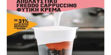 Απόλαυσε τον cappuccino σου με γάλα αμυγδάλου, καρύδας ή σόγιας, στα COFFEE ISLAND Πτολεμαΐδας