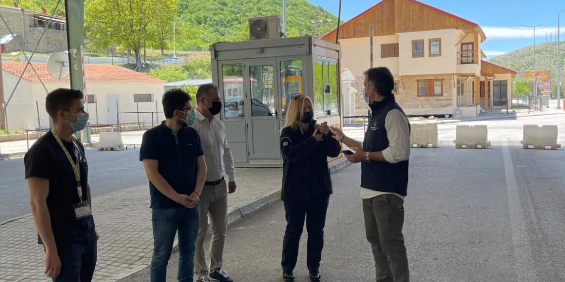 Στο συνοριακό σταθμό της Κρυσταλλοπηγής ο Πρόεδρος του ΕΟΔΥ(Φώτο)