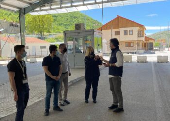 Στο συνοριακό σταθμό της Κρυσταλλοπηγής ο Πρόεδρος του ΕΟΔΥ(Φώτο)