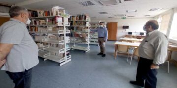 Επίσκεψη του Περιφερειάρχη Δυτικής Μακεδονίας Γιώργου Κασαπίδη στο 1ο ΕΠΑ.Λ Σερβίων – Χρηματοδότηση υλικοτεχνικής υποδομής στο σχολείο