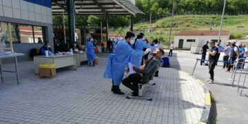 Mε rapid tests για τους εργάτες γης έχει ανοίξει ο μεθοριακός σταθμός Κρυσταλοπηγής-Φωτογραφίες
