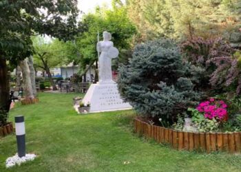 Απολαύστε τον καφέ, το ποτό, την pizza και το φαγητό σας στον κήπο του HOTEL Pantelidis