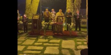 Το “Χριστός Ανέστη” στο Νυμφαίο Φλώρινας