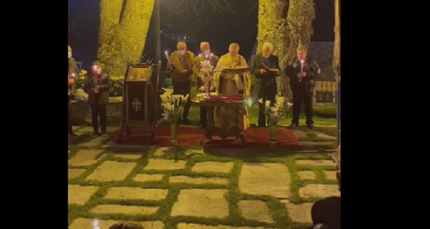 Το “Χριστός Ανέστη” στο Νυμφαίο Φλώρινας