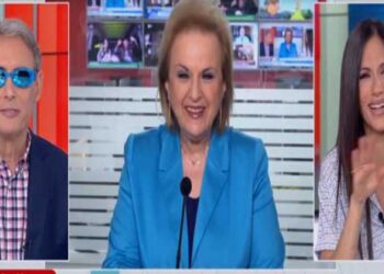 Χαμός στο «Κοινωνία Ώρα Mega με τα γυαλιά της Ματίνας Παγώνη (Βίντεο)