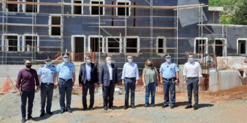 Τα υπό κατασκευή Αστυνομικά Μέγαρα Καστοριάς και Γρεβενών επισκέφθηκε ο Γ.Γ. του Υπουργείου Προστασίας του Πολίτη Κωνσταντίνος Τσουβάλας
