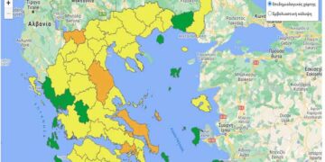 Κατέβηκε στο “κίτρινο” η ΠΕ Κοζάνης στον επιδημιολογικό χάρτη της χώρας – Στοιχεία ανά ΠΕ στη Δ. Μακεδονία για κορωνοϊό-εμβόλια