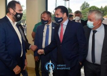 Στη Μεγαλόπολη ο Δήμαρχος Φλώρινας κ. Βασίλης Γιαννάκης για την έναρξη κατασκευής του δικτύου φυσικού αερίου