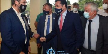 Στη Μεγαλόπολη ο Δήμαρχος Φλώρινας κ. Βασίλης Γιαννάκης για την έναρξη κατασκευής του δικτύου φυσικού αερίου