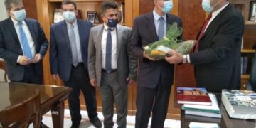 Επίσκεψη  του Υφυπουργού Παιδείας και Θρησκευμάτων Άγγελου Συρίγου  στον Αντιπεριφερειάρχη Καστοριάς