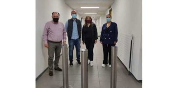 Δωρεά 3 τριών ανοξείδωτων  διανομέων αντισηπτικού  τύπου casson στο Μποδοσάκειο Νοσοκομείο- Το ευχαριστήριο της διοίκησης