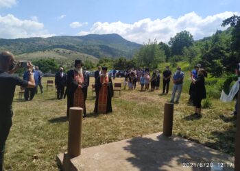 Τιμήθηκε η μνήμη των 3 τριών Σοβιετικών στρατιωτών που έπεσαν στο Μεσόβουνο