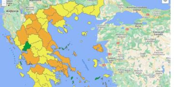 Ο νέος επιδημιολογικός χάρτης της χώρας – Σε ποιες κατηγορίες βρίσκονται οι ΠΕ της Δ. Μακεδονίας/αναλυτικά στοιχεία- Τι μέτρα ισχύουν ανά επίπεδο