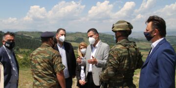 Από το ακριτικό Φυλάκιο Διποταμίας, στα σύνορα με την Αλβανία, ξεκίνησε την επίσκεψή του στην ΠΕ Καστοριάς ο Γ. Στεργίου, γραμματέας ΝΔ