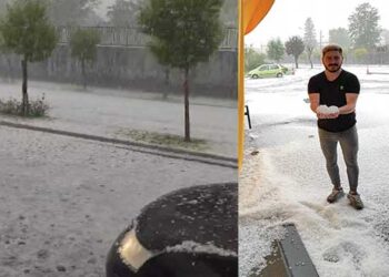 Νέα VIDEO από την απίστευτη χαλαζόπτωση που έπεσε πριν από λίγο στην Κοζάνη