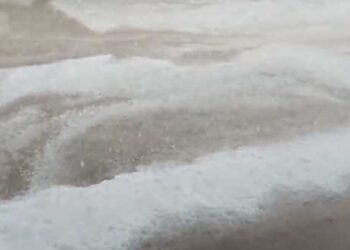 Ξηρολίμνη Κοζάνης: Άσπρισε ο τόπος από το χαλάζι. Βίντεο