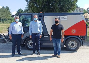 Νέο σάρωθρο στο στόλο οχημάτων του Δήμου Εορδαίας. Δωρεά του Διαδριατικού Αγωγού Φυσικού Αερίου (ΤΑΡ)