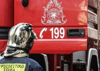 Επέμβαση της πυροσβεστικής υπηρεσίας Πτολεμαΐδας σε πυρκαγιά στο νέο οικισμό Καρδιάς