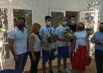 Τεχνική Κολύμβηση: Η Πτολεμαΐδα υποδέχθηκε τον  Παγκόσμιο Πρωταθλητή Χρήστο Καλαϊτζόπουλο και τον αδερφό του Πάρη (φωτό- βίντεο)