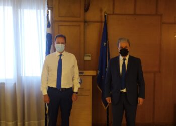 Συνάντηση Βουλευτή Ν. Κοζάνης κ. Γιώργου Αμανατίδη με τον Υπ. Αγρ. Ανάπτυξης και Τροφίμων κ. Σπήλιο Λιβανό- Τι συζήτησαν για προστασία από χαλάζι, την επιχορήγηση γουνοφόρων ζώων, τον οικισμό Κλείτου 