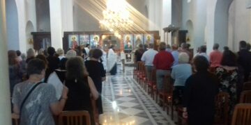 Ξεκίνησαν οι θρησκευτικές εκδηλώσεις της Ιεράς Πανηγύρεως ΑΓΙΑΣ ΜΑΡΙΝΗΣ, στον Ιερό Ναό Μεταμορφώσεως του Σωτήρος Πτολεμαΐδας! (της Κούλας Πουλασιχίδου)