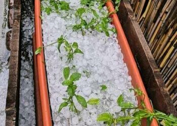 Χαλαζόπτωση έπληξε το νόμο Φλώρινας