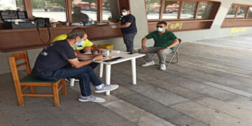 Κοζάνη : Αρνητικά όλα τα rapid tests στην κεντρική πλατεία