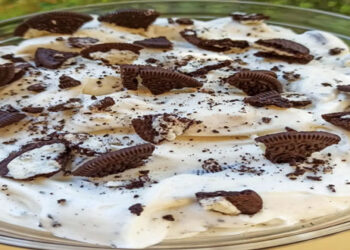 Δροσερό γλυκό ψυγείου με Oreo με γεύση όνειρο