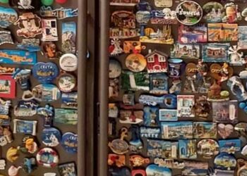 Μια υπέροχη συλλογή από 500 μαγνητάκια έχει δημιουργήσει ο Σωτήρης Σουγιουλτζής και η κόρη του, από την Πτολεμαΐδα