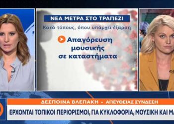 Εξετάζονται τοπικοί περιορισμοί για κυκλοφορία, μουσική και μάσκες