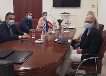 Συνάντηση του Περιφερειάρχη Γ. Κασαπίδη με  την Πρέσβη της Αυστρίας στην Αθήνα Hermine Poppeler – Βάσεις συνεργασίας σε θέματα οικονομίας και πολιτισμού