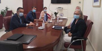 Συνάντηση του Περιφερειάρχη Γ. Κασαπίδη με  την Πρέσβη της Αυστρίας στην Αθήνα Hermine Poppeler – Βάσεις συνεργασίας σε θέματα οικονομίας και πολιτισμού