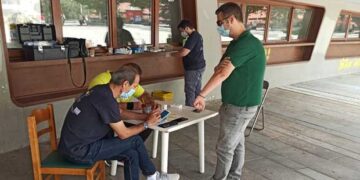 Κοζάνη: Αρνητικά όλα τα rapid tests στην κεντρική πλατεία