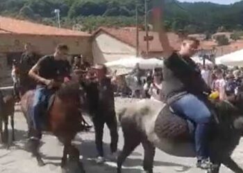 Οι καβαλάρηδες της Βλάστης για τον Εορτασμό του Αγίου Παντελεήμονος -VIDEO