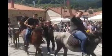 Οι καβαλάρηδες της Βλάστης για τον Εορτασμό του Αγίου Παντελεήμονος -VIDEO