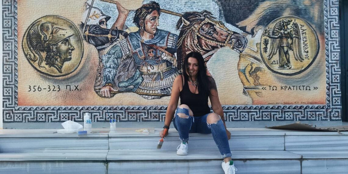 Δήμος Φλώρινας: Ο Μέγας Αλέξανδρος κοσμεί πλέον την είσοδο του ΔΑΚ Φλώρινας