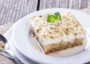 Εκμέκ με φρυγανιά και μαστίχα -Έτοιμο σε 10 λεπτά