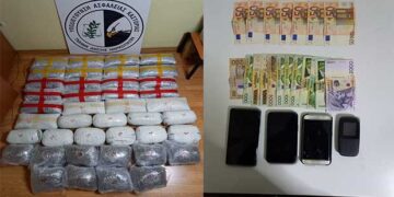 Μεγάλη επιτυχία της Ασφάλειας Καστοριάς και του Τμήματος Συνοριακής Φύλαξης Μεσοποταμίας.  Συνέλαβαν  3 αλλοδαπούς για διακίνηση ακατέργαστης κάνναβης, βάρους 44 κιλών και 700 γραμμαρίων