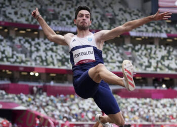 Μίλτος Τεντόγλου: Χρυσός Ολυμπιονίκης στο μήκος στο τελευταίο άλμα με 8,41